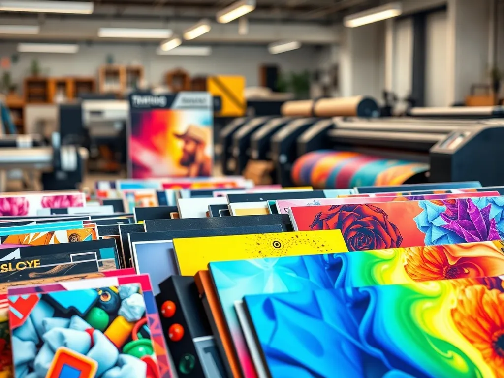 Najpopularniejsze produkty oferowane przez drukarnie wielkoformatowe