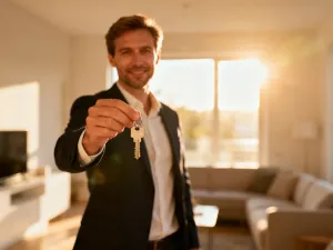 Starszy mężczyzna przy biurku analizuje dokumenty finansowe za pomocą lupy, sprawdzając wysokość świadczeń emerytalnych.